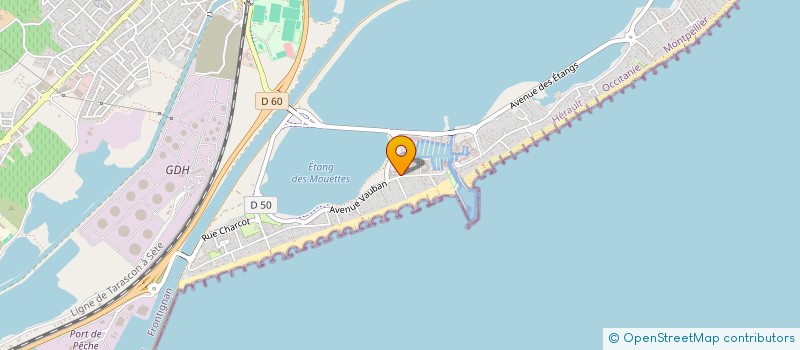 localisation de l'entreprise RCI LES OLIVIERS à FRONTIGNAN