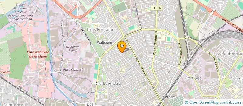 localisation de l'entreprise RCJ  REIMS