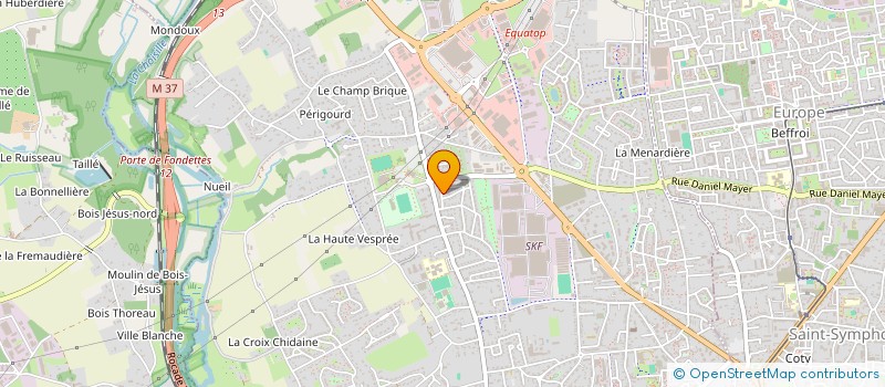 localisation de l'entreprise RCJ CUISINES SCSL  SAINT CYR SUR LOIRE