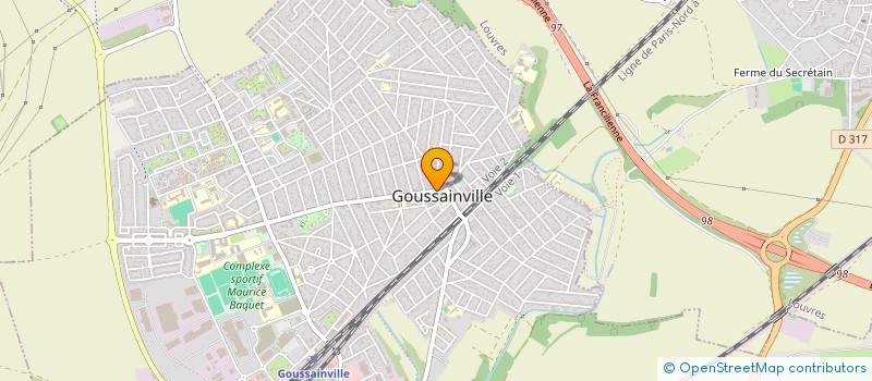 localisation de l'entreprise RCJ PARTNERS  GOUSSAINVILLE