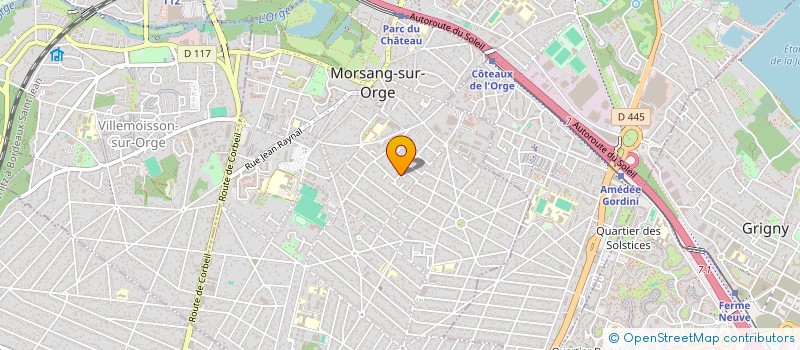 localisation de l'entreprise RCJ-SATRALIM à MORSANG-SUR-ORGE