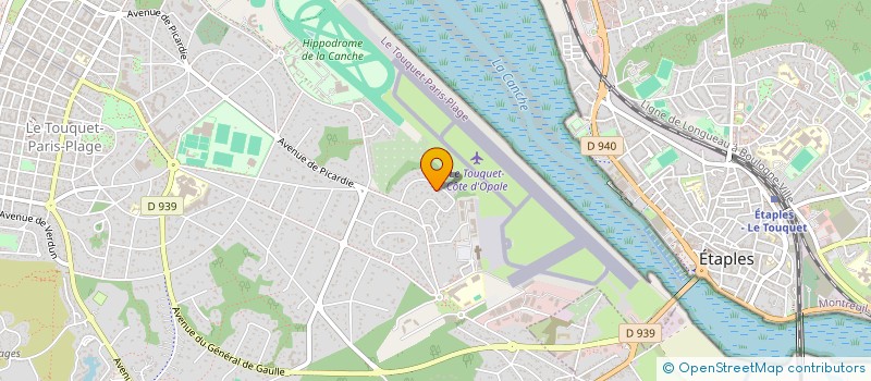 localisation de l'entreprise RCJM à LE TOUQUET-PARIS-PLAGE