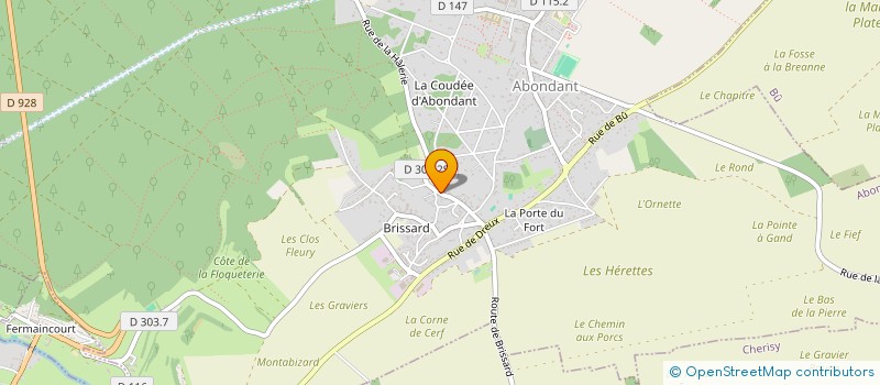 localisation de l'entreprise RCKC à ABONDANT