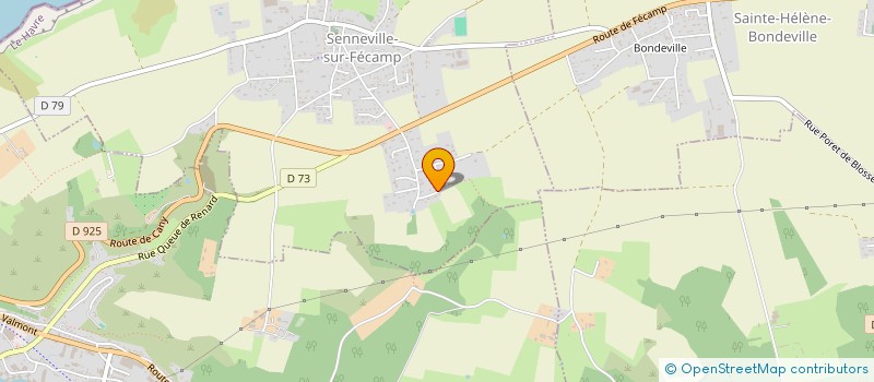 localisation de l'entreprise RCKE INVEST à SENNEVILLE-SUR-FECAMP