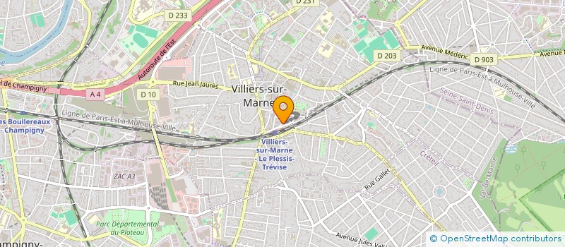 localisation de l'entreprise RCKL BIO à VILLIERS-SUR-MARNE