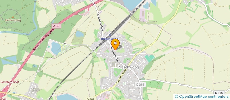 localisation de l'entreprise RCL  RSCHWOOG