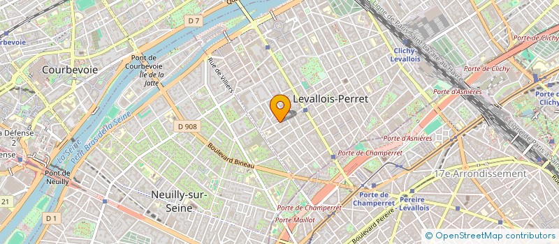 localisation de l'entreprise RCL CONSULTING à LEVALLOIS-PERRET