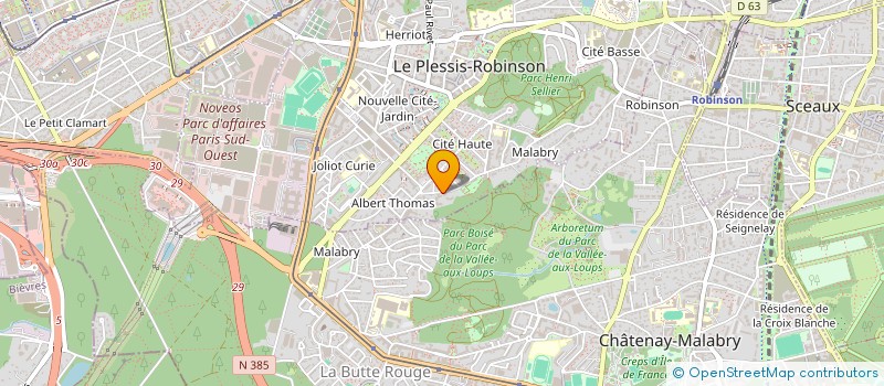 localisation de l'entreprise RCL-TP à LE PLESSIS-ROBINSON