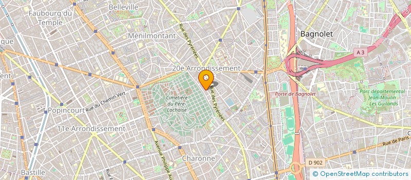 localisation de l'entreprise RCL TRANSPORT  PARIS