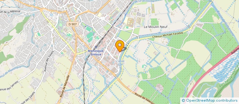 localisation de l'entreprise RCLB AMEUBLEMENT à MANOSQUE