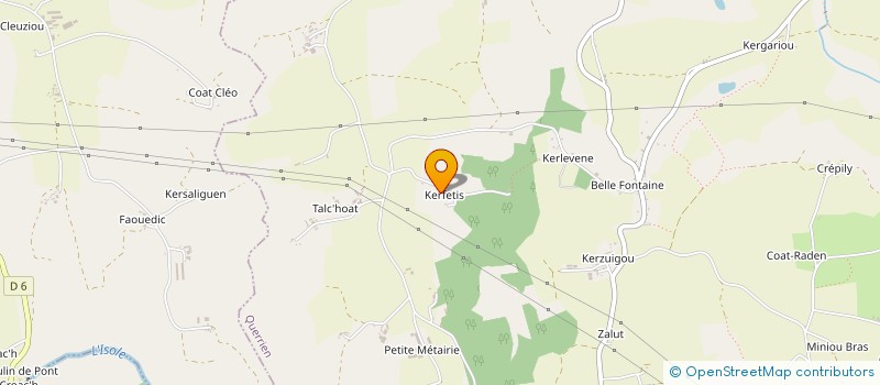 localisation de l'entreprise RCLM  QUERRIEN