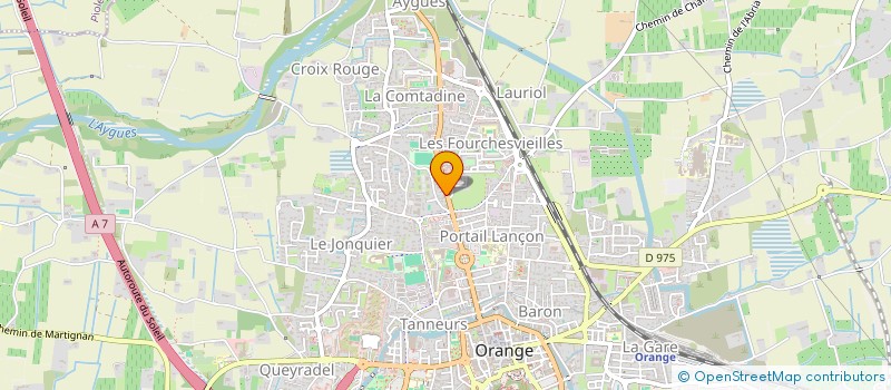 localisation de l'entreprise RCLR  ORANGE