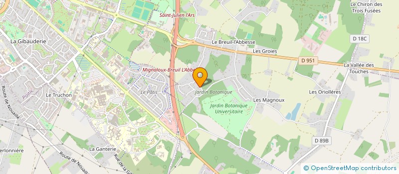 localisation de l'entreprise RCLV à MIGNALOUX-BEAUVOIR