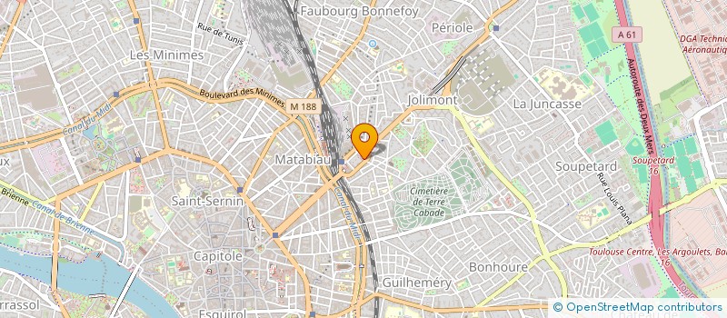localisation de l'entreprise RCLV à TOULOUSE