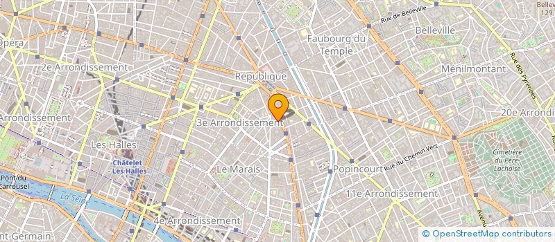 localisation de l'entreprise RCM à PARIS