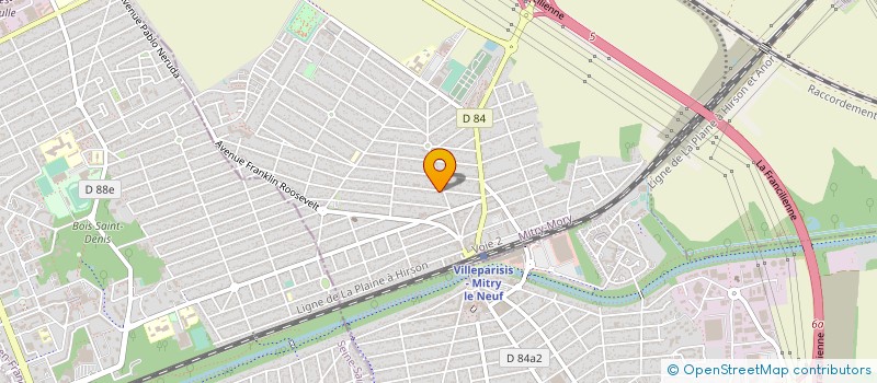 localisation de l'entreprise RCM  MITRY-MORY