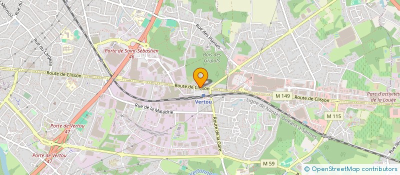 localisation de l'entreprise RCM à SAINT-SEBASTIEN-SUR-LOIRE