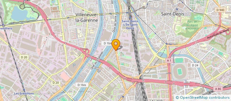 localisation de l'entreprise RCM BAT  SAINT-DENIS