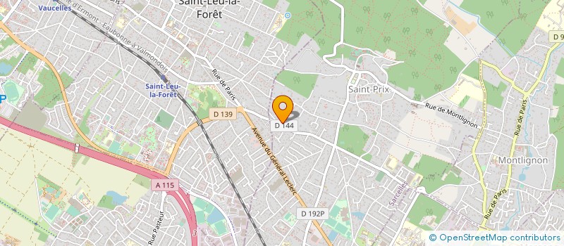 localisation de l'entreprise RCM BATIMENT à SAINT-PRIX