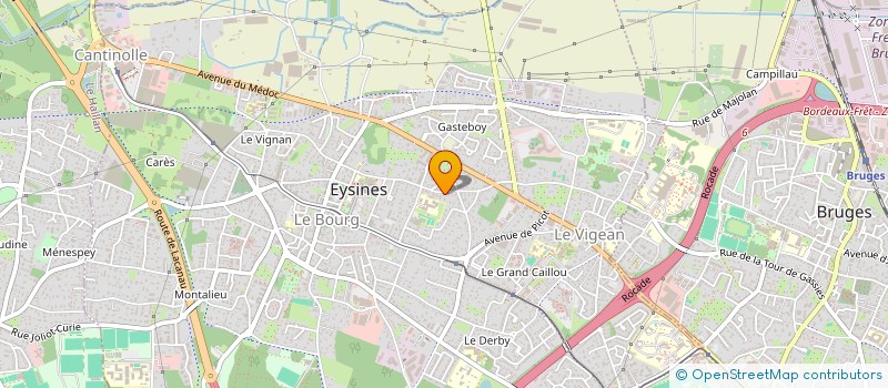 localisation de l'entreprise RCM CONSTRUCTION à EYSINES