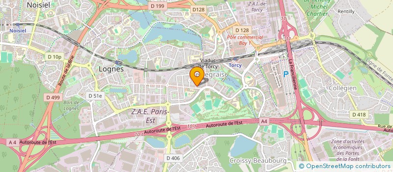 localisation de l'entreprise RCM CONSULTING à LOGNES