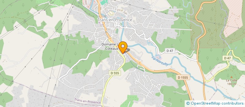 localisation de l'entreprise RCM ELECTRICITE à TRANS-EN-PROVENCE