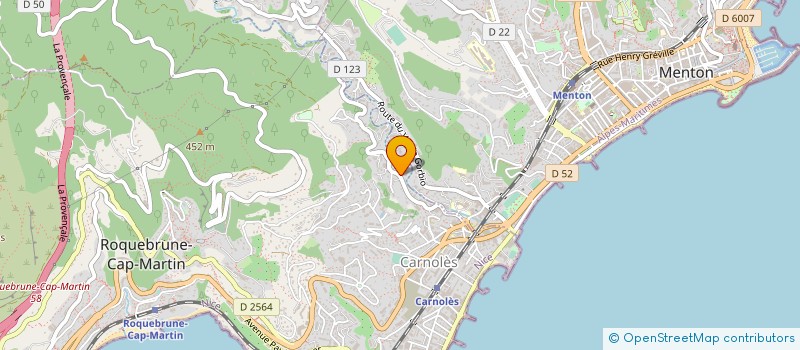 localisation de l'entreprise RCM ENERGIE à ROQUEBRUNE-CAP-MARTIN