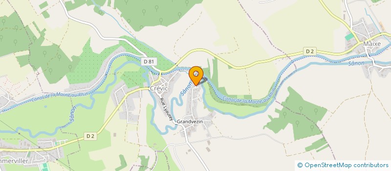 localisation de l'entreprise RCM HABITAT  CREVIC