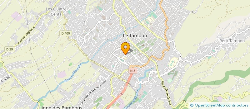 localisation de l'entreprise RCM-INVEST  LE TAMPON