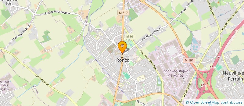 localisation de l'entreprise RCM MULTISERVICES à RONCQ