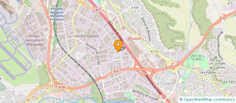 localisation de l'entreprise RCM SERVICES à VITROLLES