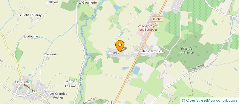 localisation de l'entreprise RCMA  MONTILLIERS