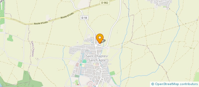 localisation de l'entreprise RCMC  SAINT-CHAPTES