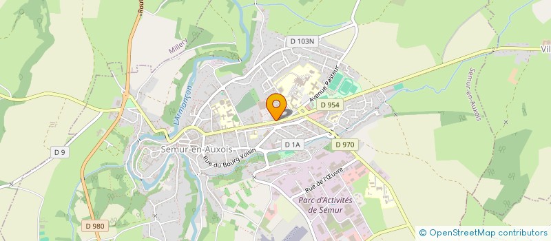 localisation de l'entreprise RCMF  SEMUR-EN-AUXOIS