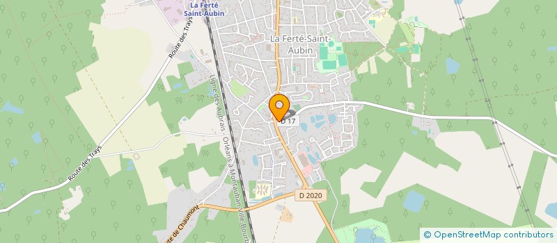 localisation de l'entreprise RCMF REFRIGER CLIMAT MAINTENANCE FROID à LA FERTE-SAINT-AUBIN