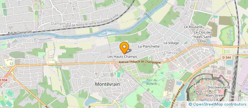 localisation de l'entreprise RCMP PORTIER  CHESSY