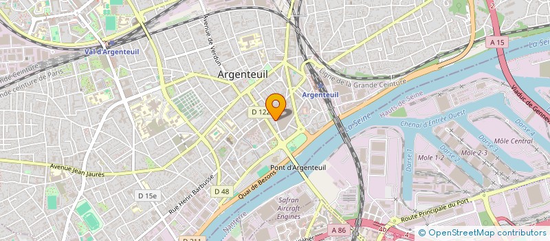 localisation de l'entreprise RCN  ARGENTEUIL