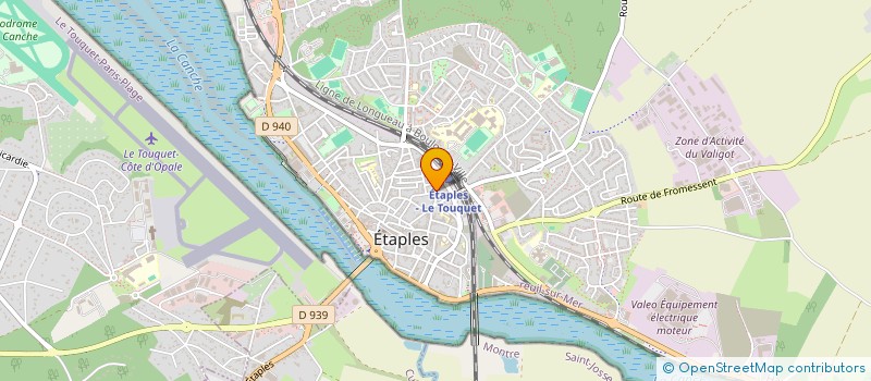 localisation de l'entreprise RCN FINANCES  ETAPLES