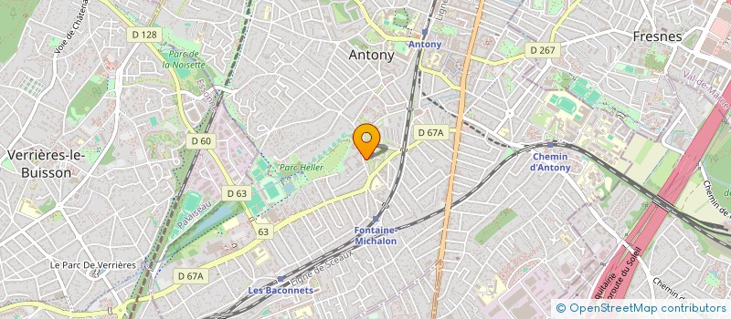 localisation de l'entreprise RCN IMMO à ANTONY