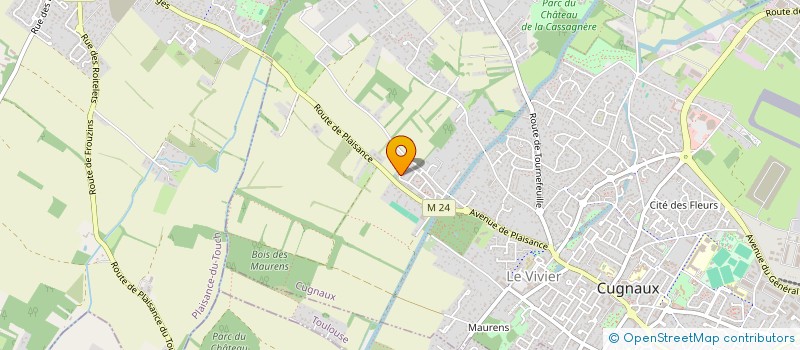 localisation de l'entreprise RCO  CUGNAUX