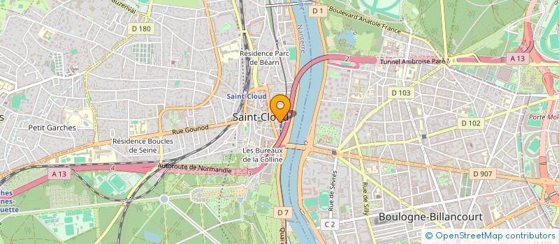 localisation de l'entreprise RCO KEY  SAINT-CLOUD