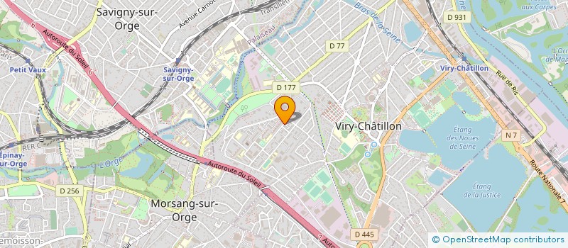 localisation de l'entreprise RCP à VIRY-CHATILLON