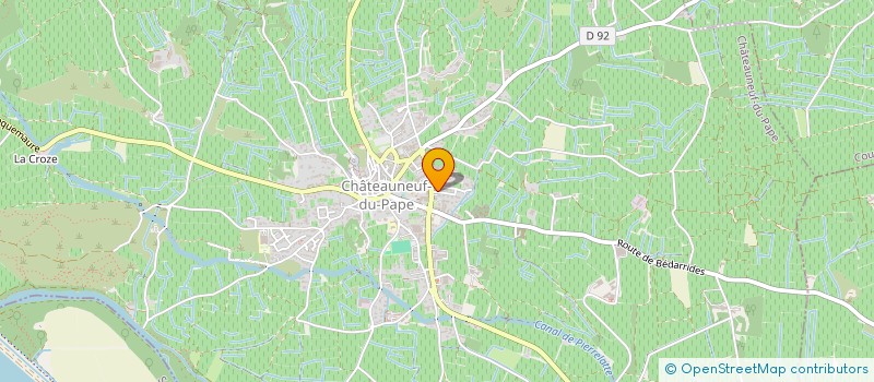 localisation de l'entreprise RCP  CHATEAUNEUF-DU-PAPE