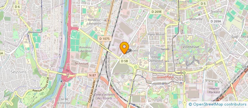 localisation de l'entreprise RCP CARRELAGE  GRENOBLE