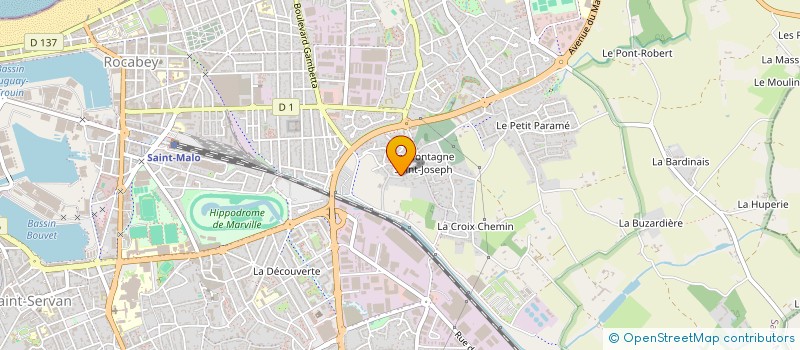 localisation de l'entreprise RCP IMMO  SAINT-MALO