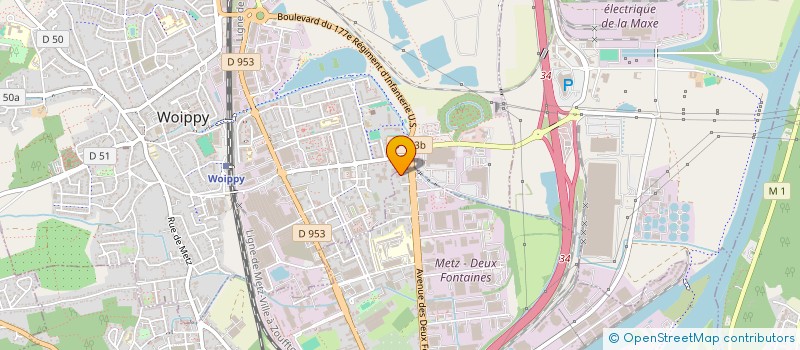 localisation de l'entreprise RCP TRANSPORTS ET AUXILIAIRES  METZ