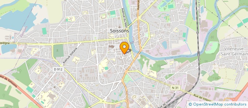 localisation de l'entreprise RCPB à SOISSONS