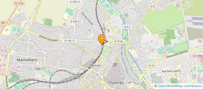 localisation de l'entreprise RCPC CHARTRES à CHARTRES