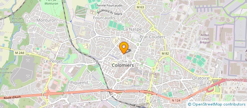 localisation de l'entreprise RCPE à COLOMIERS