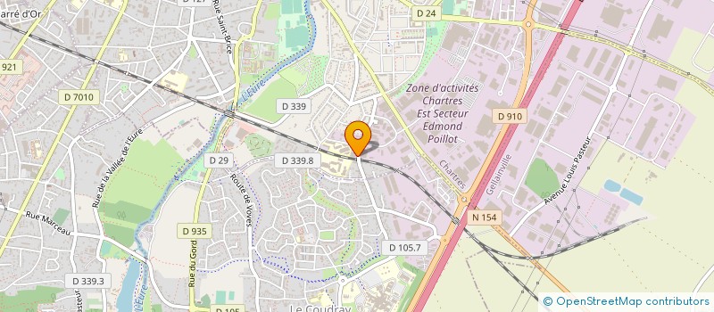 localisation de l'entreprise RCPM INDUSTRIE  CHARTRES